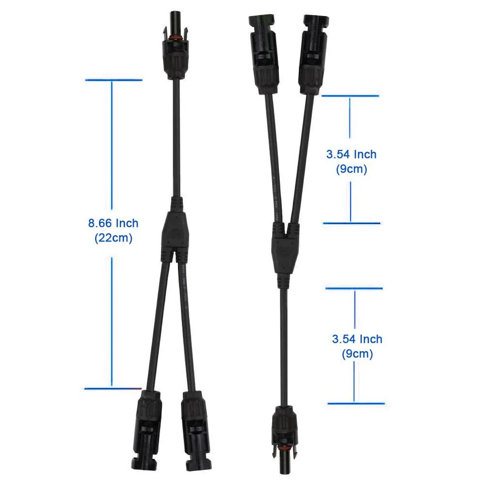 1 Pair Solar Panel MC4 T/Y Connectors by ACOPOWER