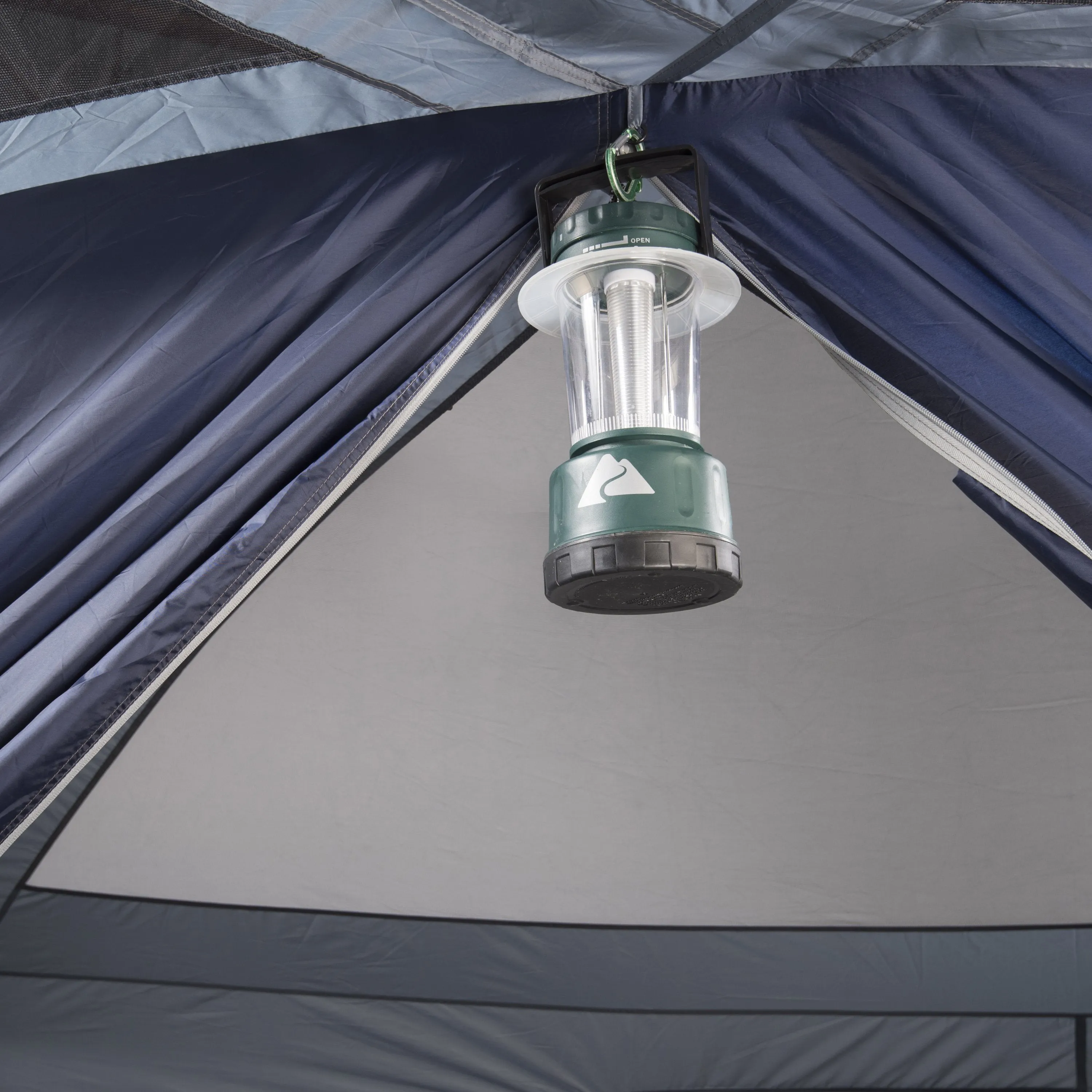 12-Person Cabin Tent With Screen Porch and 2 Entrances