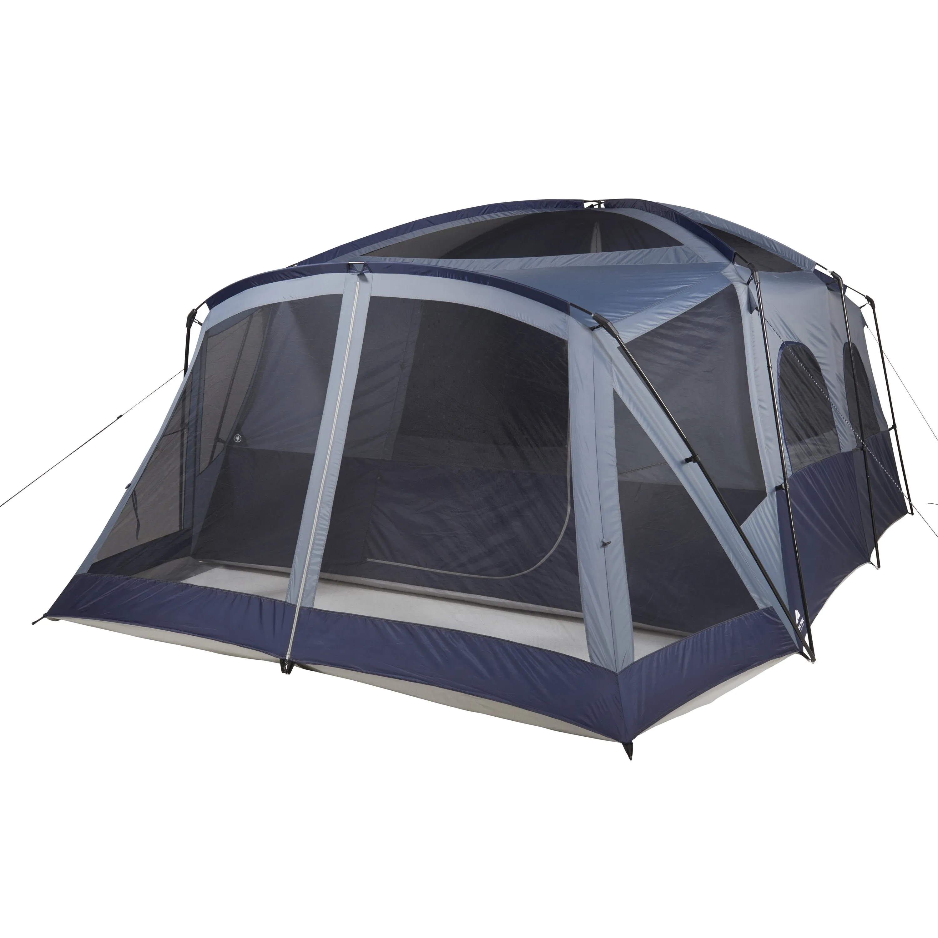 12-Person Cabin Tent With Screen Porch and 2 Entrances
