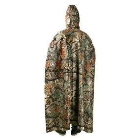 3 in 1 Multi-functional Raincoat Men Women Backpack Cover Hiking Ultralight Cape