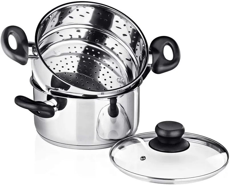 3 Piece Steamer Cookware | Above Edge