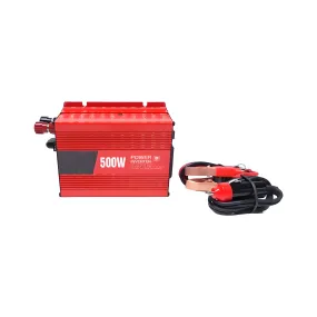 500W 12V Load Sheddding Power Inverter With Terminals And Car Charging
