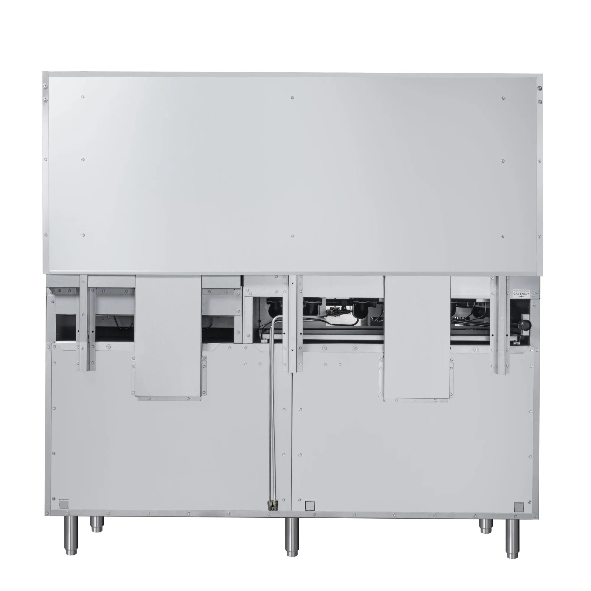60 in. 6 Burner Commercial LP Range with 24 in. Griddle in Stainless-Steel (KM-CRG60-LP)