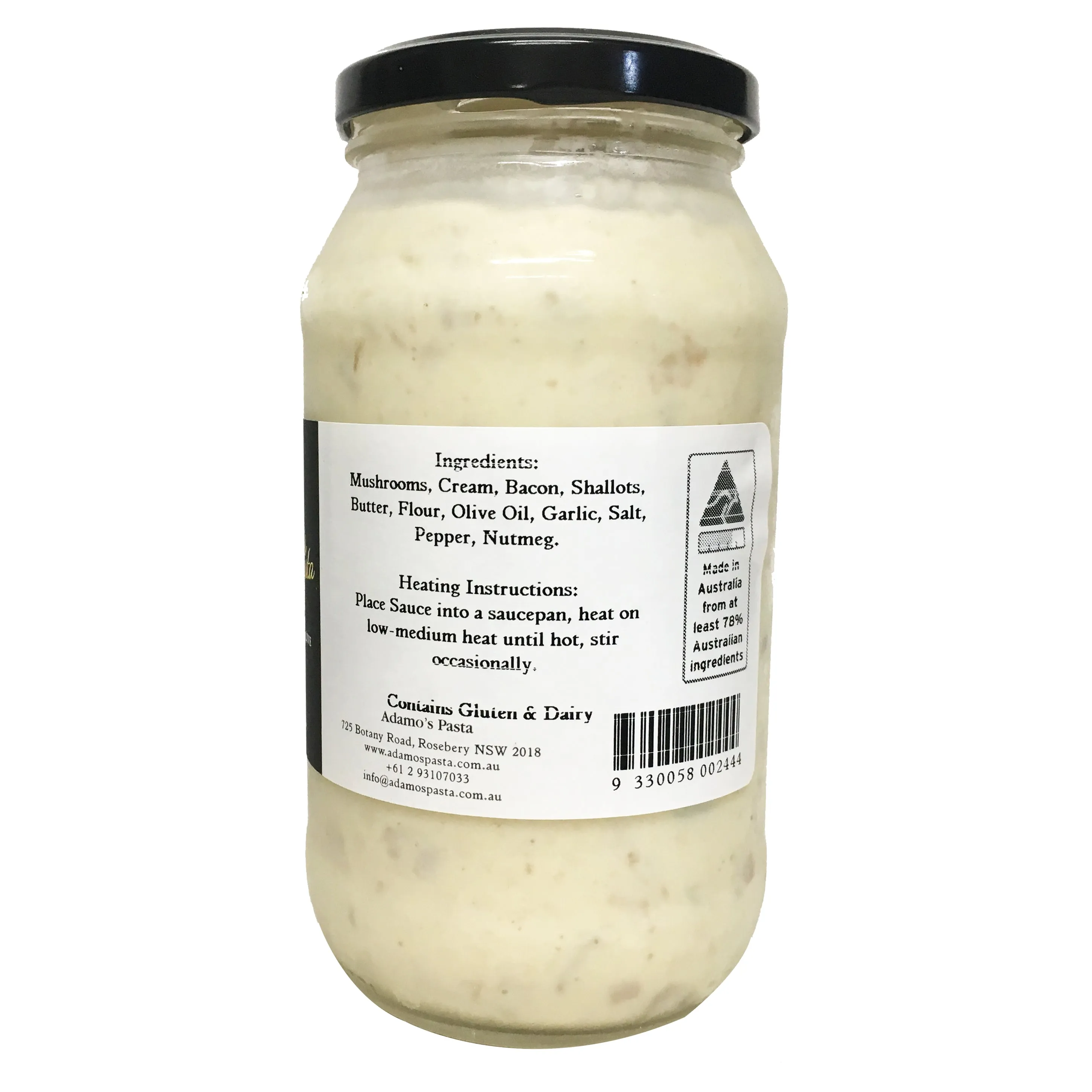 Adamo's Pasta Boscaiola 500ml