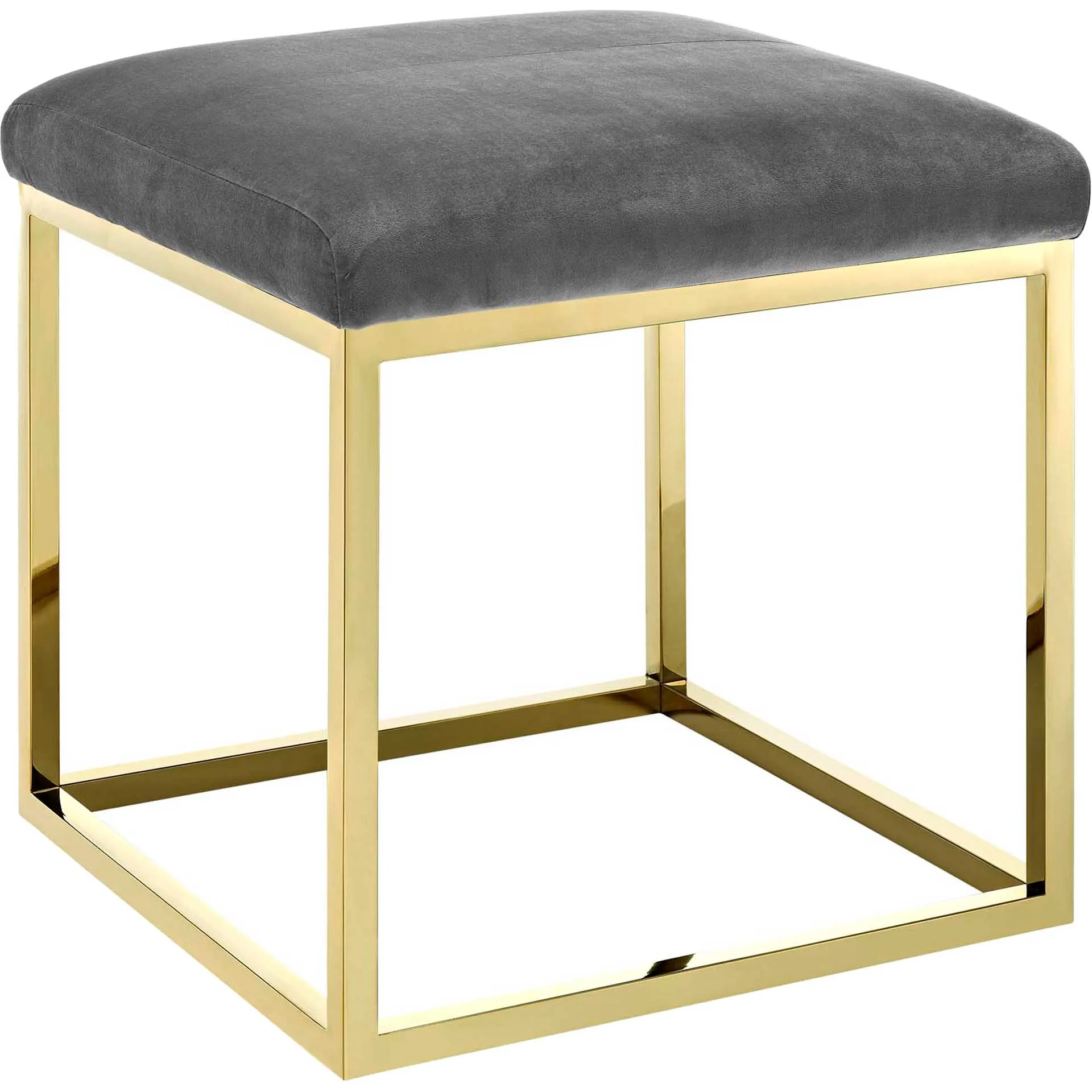 Alden Ottoman Gold/Gray