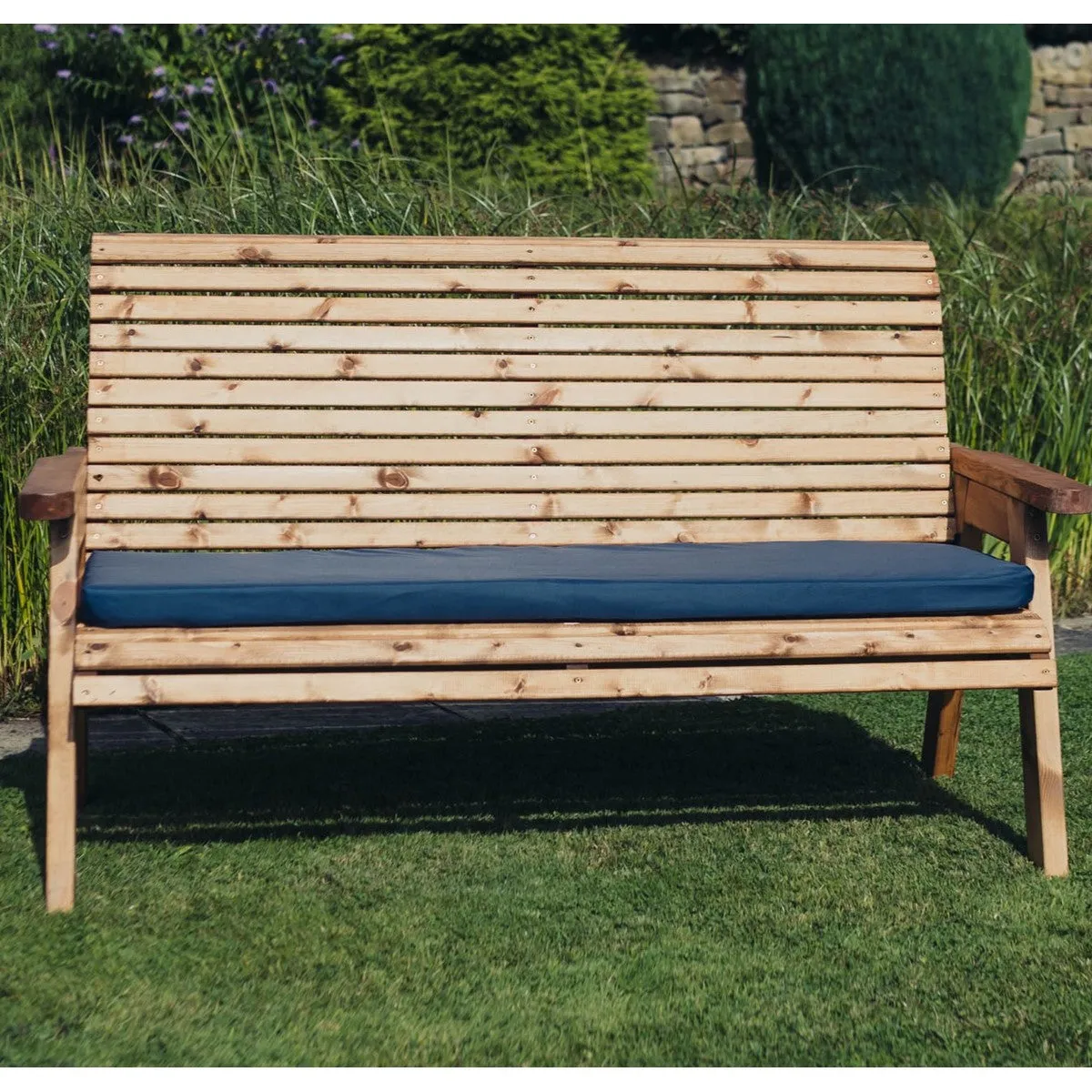 Amesbury Navy Waterproof 2 x Seat   2 x 3 Seat Cushions by Churnet Valley - N1C-2 N3C-2