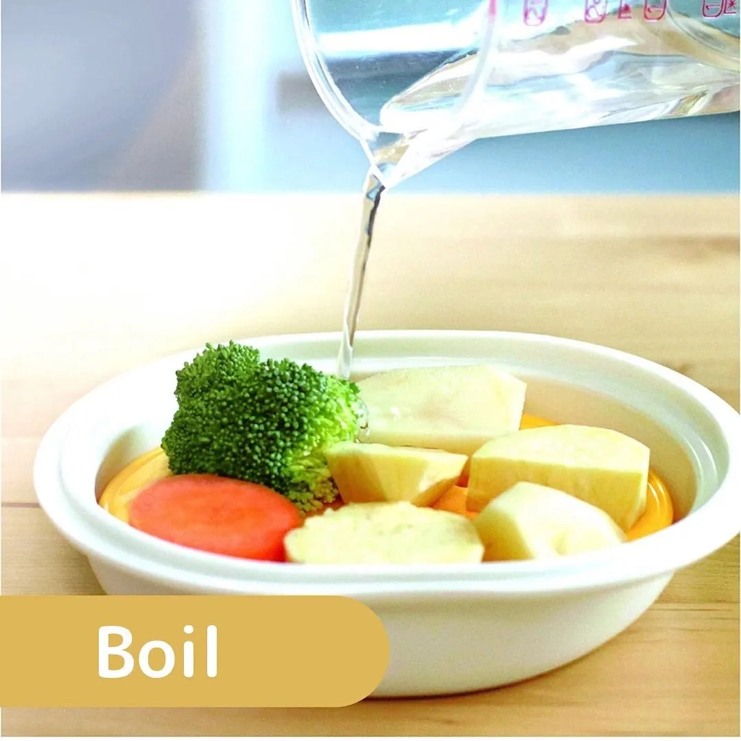 Baby food cooking set