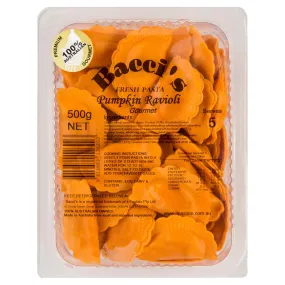 Baccis Fresh Pasta Pumpkin Ravioli 500g