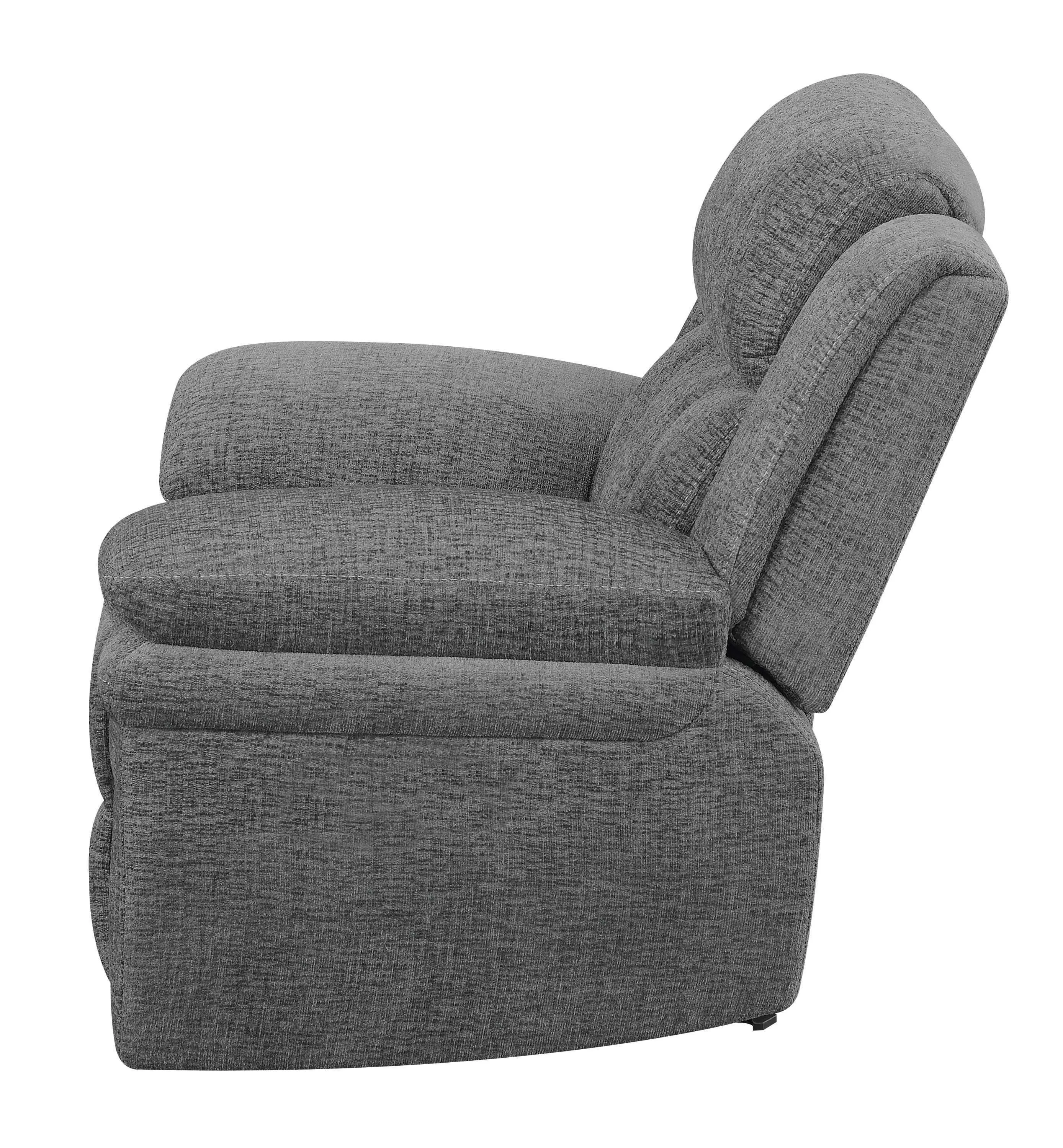 Bahrain Charcoal Glider Recliner