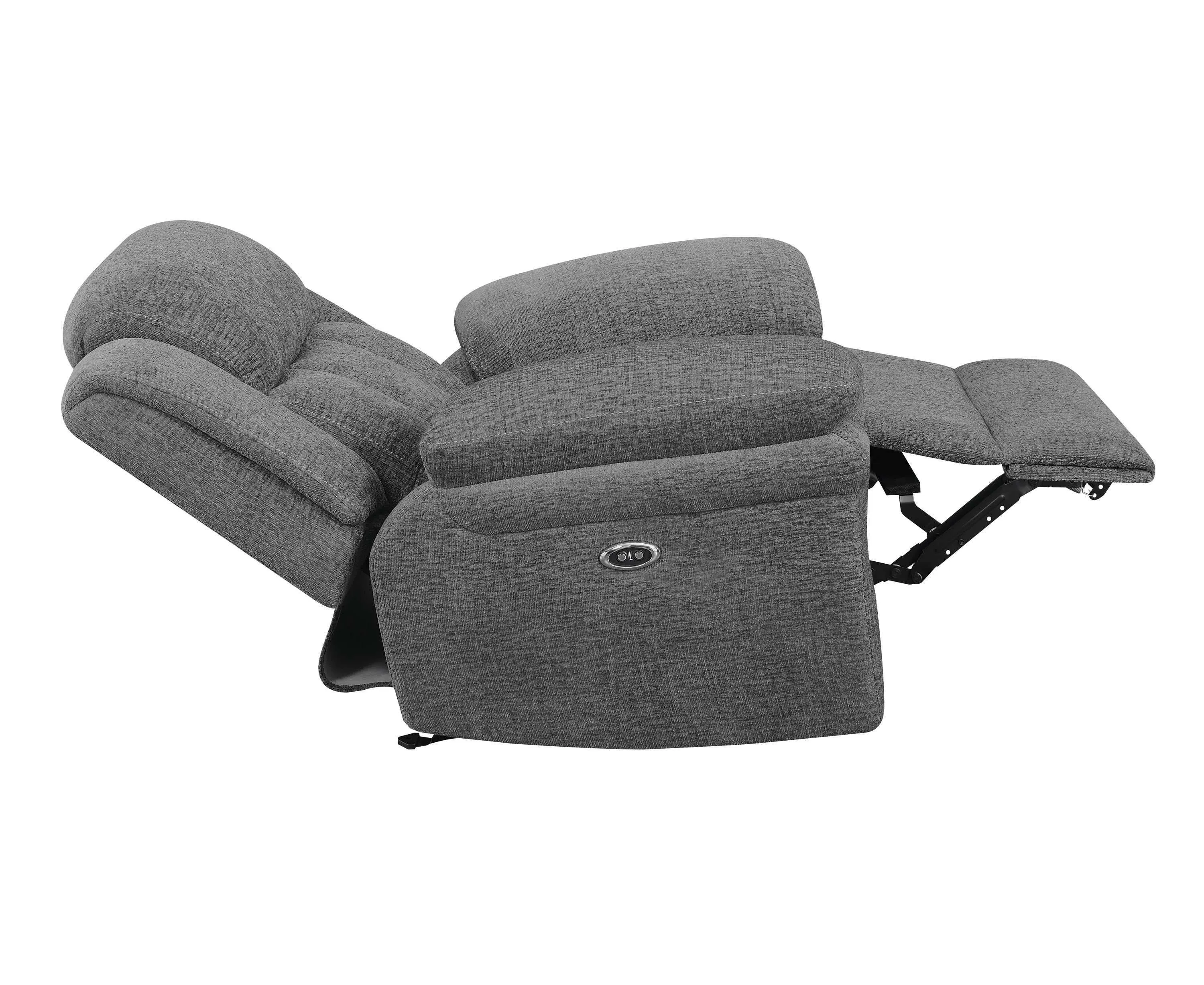 Bahrain Charcoal Glider Recliner