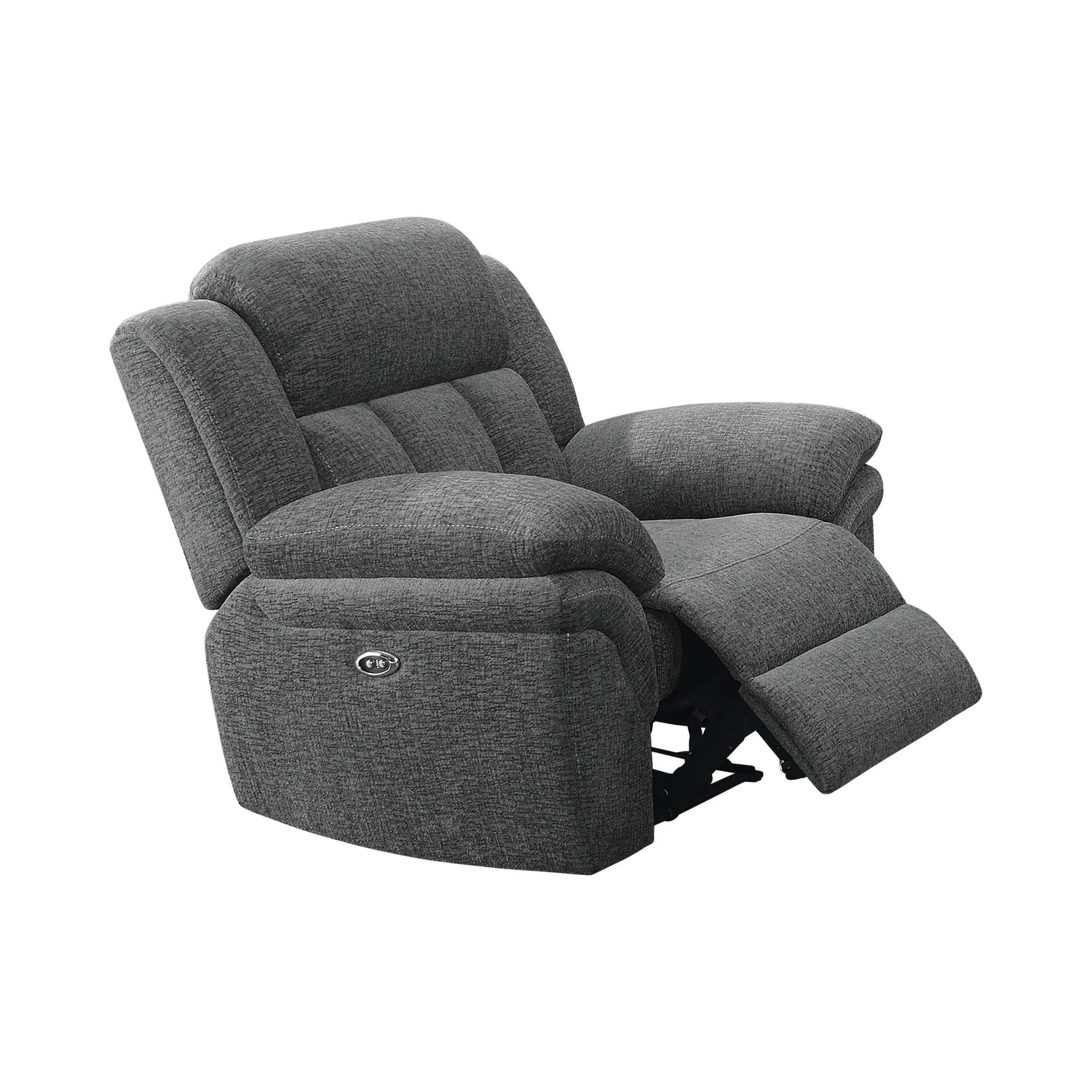 Bahrain Charcoal Glider Recliner