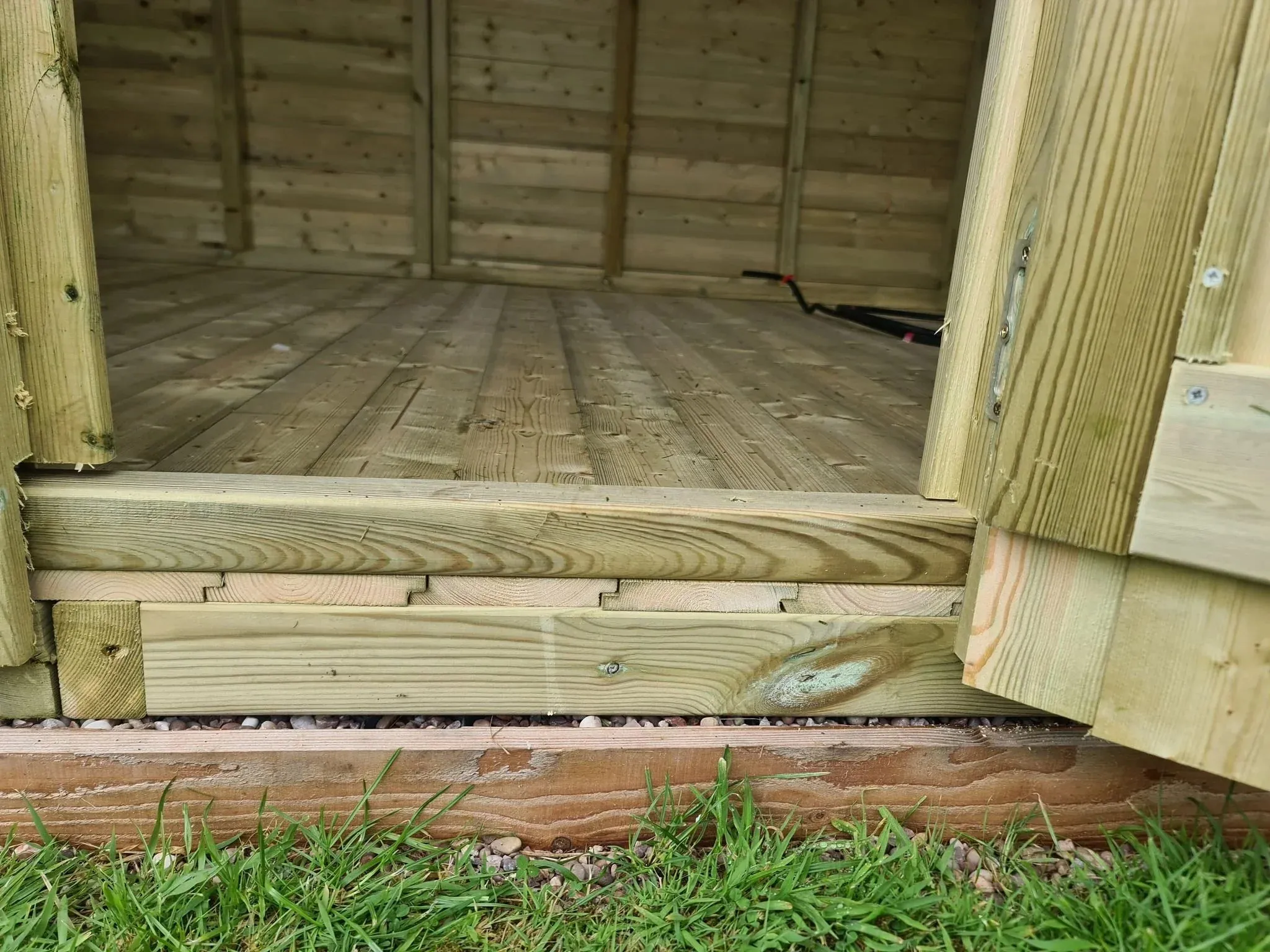 Bakewell Garden Summerhouse 3.6M wide x 3M deep Pent Roof by Churnet Valley - BAKE12X10