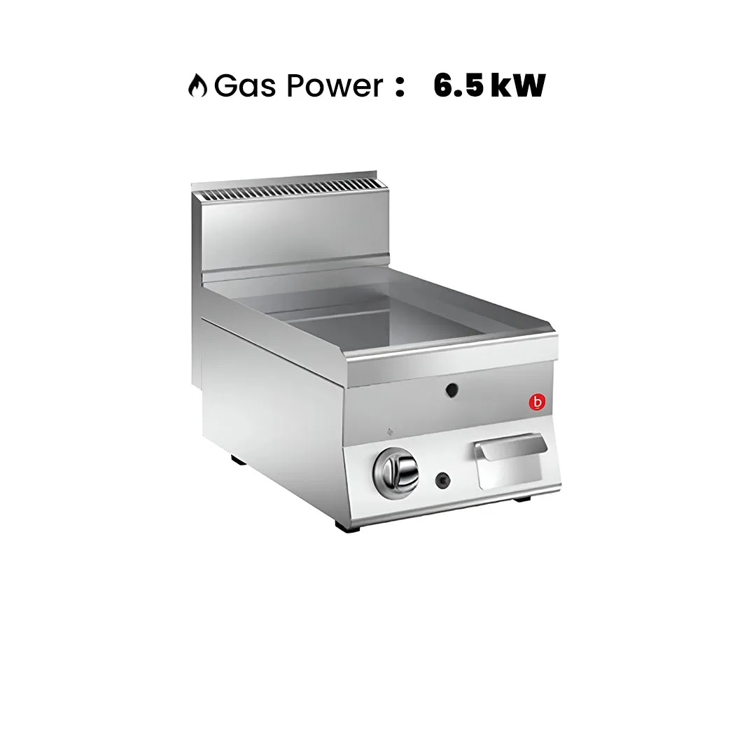 Baron N6FTT/G400 Gas Griddle with Smooth Plate, Gas Power 6.5 kW, 40 x 65 x 29.5 cm
