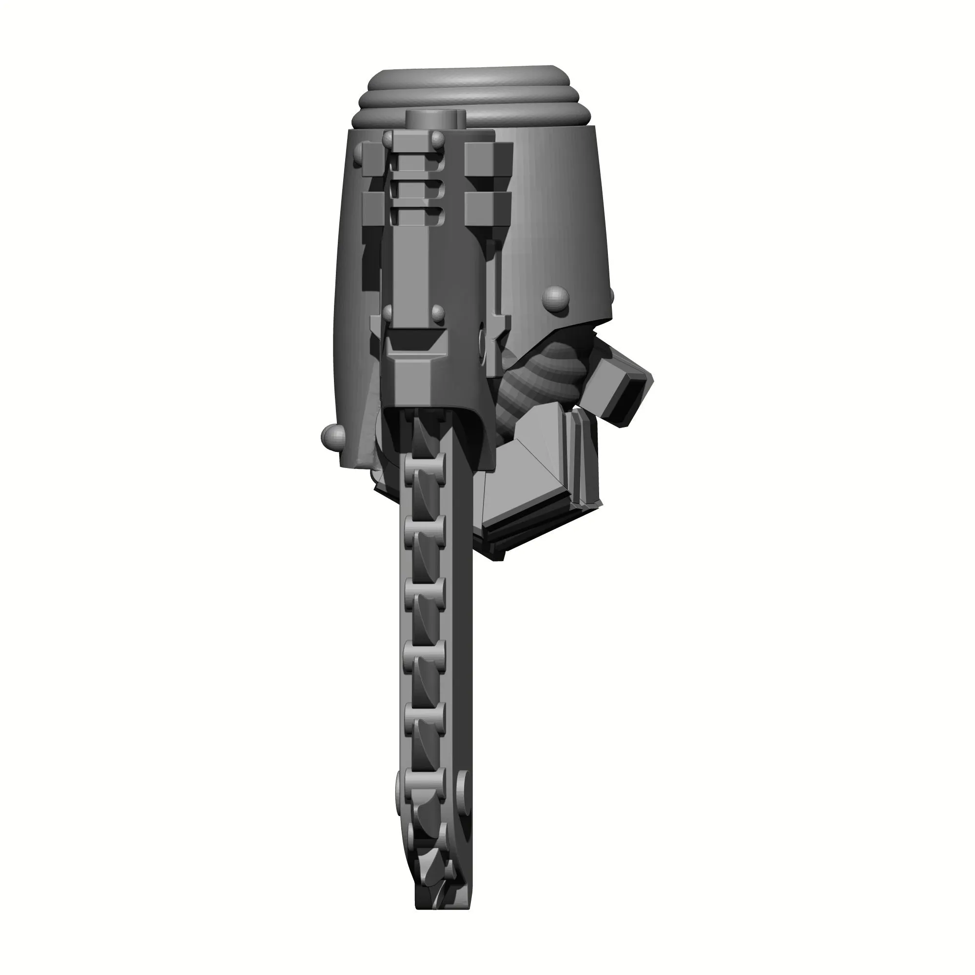Battle Brother Left Handed Power Fist with Chainblade for McFarlane Toys Space Marine Action Figures