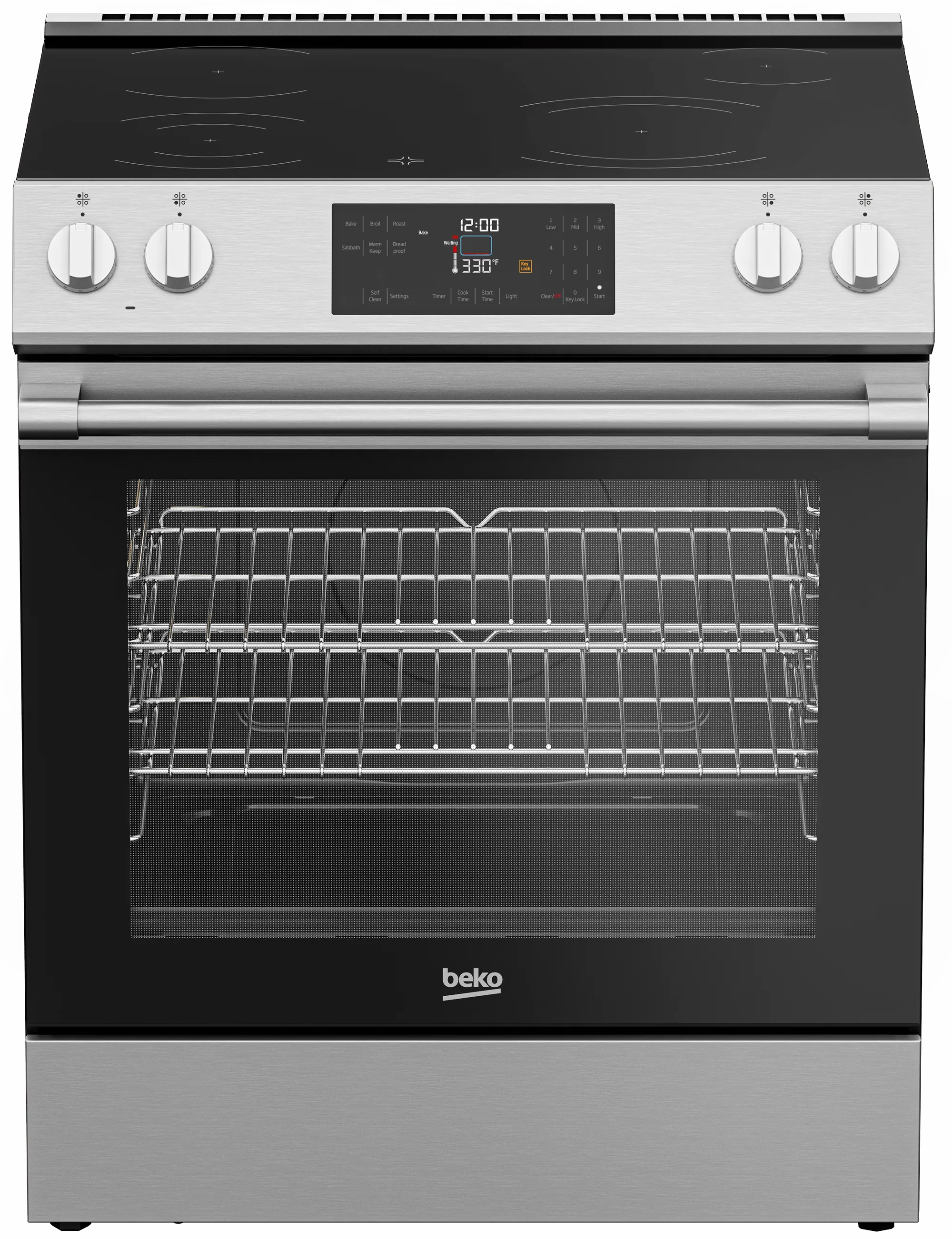Beko SLER30423SS 30" Slide-InRange