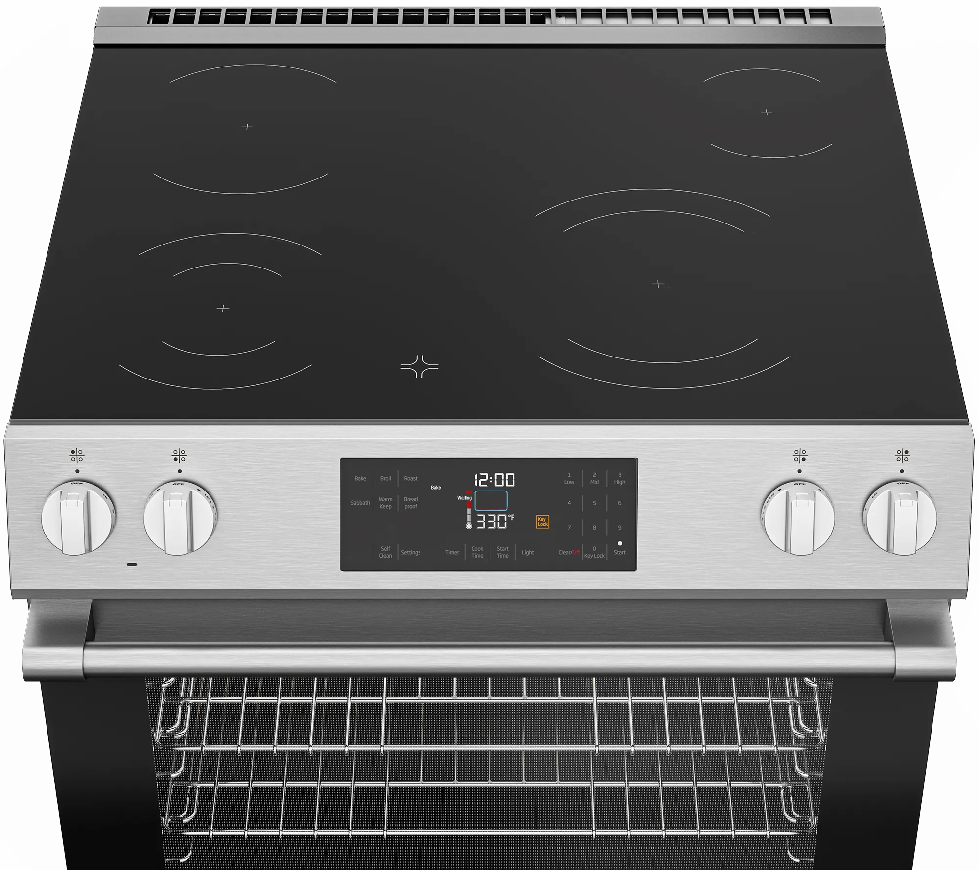 Beko SLER30423SS 30" Slide-InRange