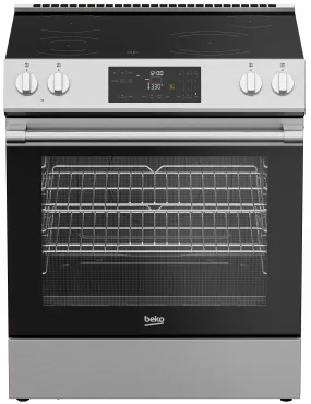 Beko SLER30423SS 30" Slide-InRange