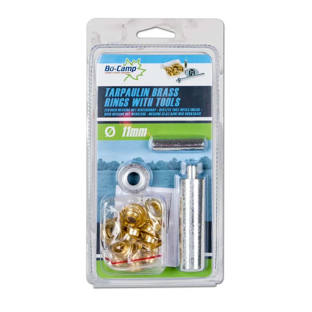 Bo-Camp Brass Eyelets with Tools (20 Pieces)