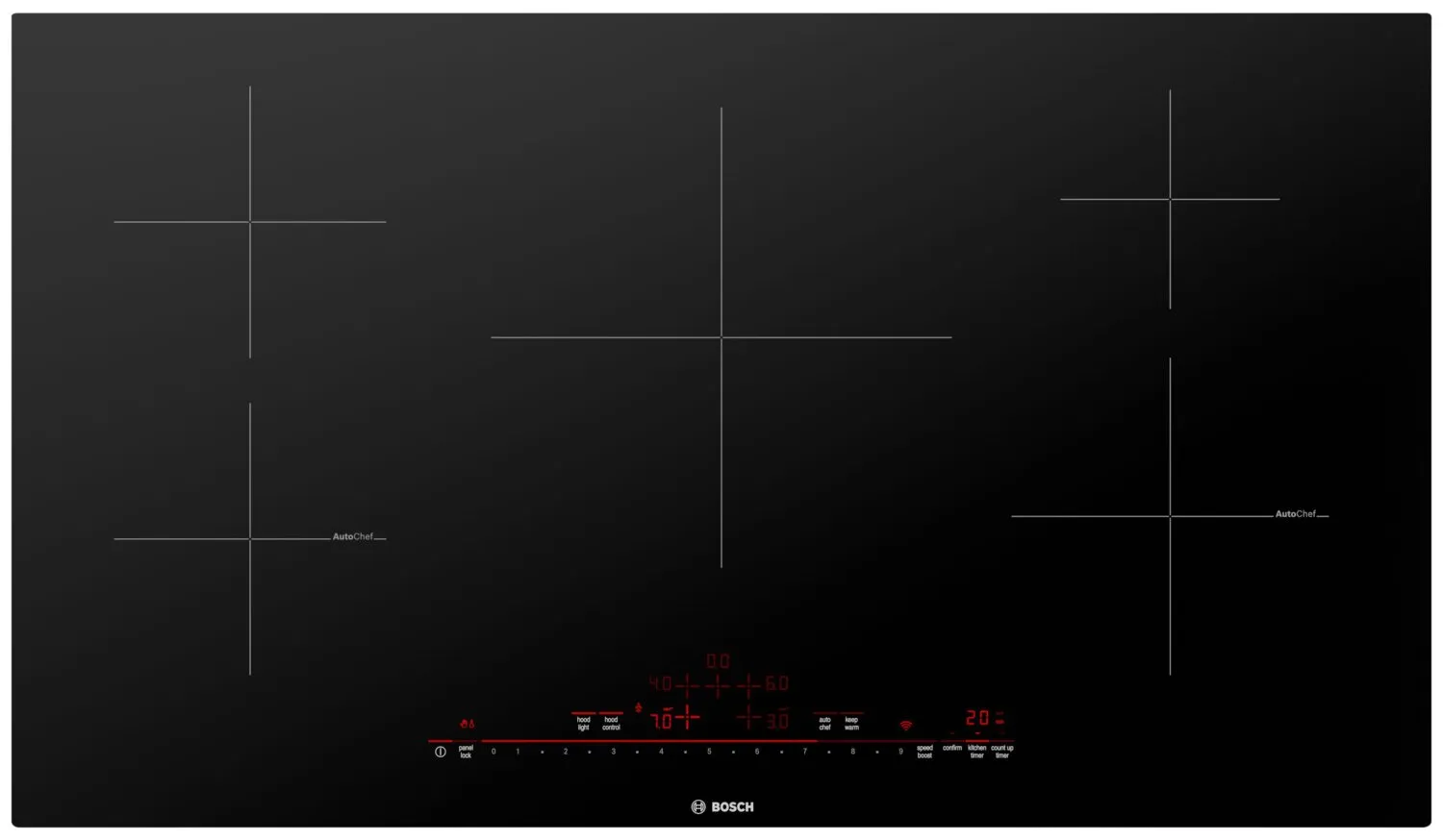 Bosch 36" 800 Series Frameless Induction Cooktop - NIT8660UC