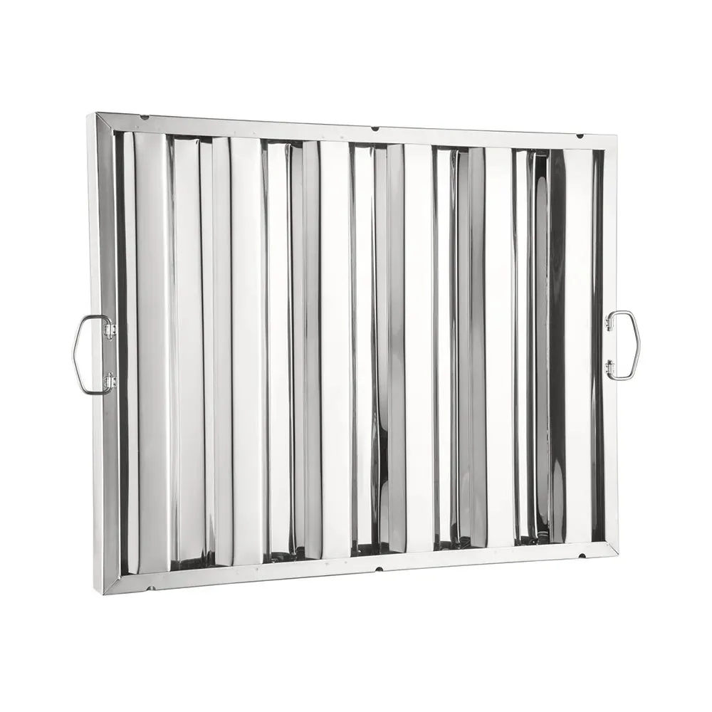 CAC China SRHF-2520 16" Stainless Steel Hood Filter, Each