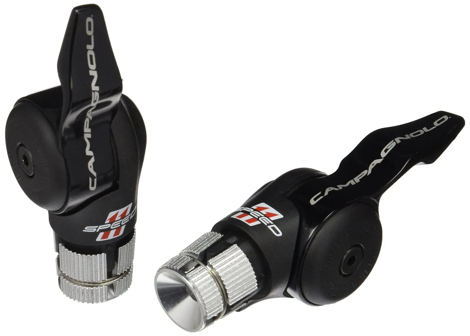 Campagnolo TT Alloy 11 Speed Bar-End Shifting Lever Set   Cables