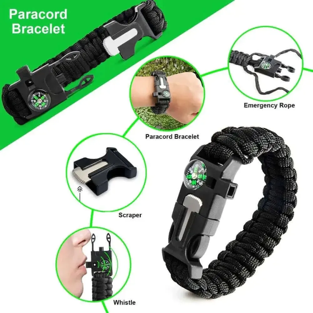 Camping Gear First Aid Kit Professional Survival Kit Gear Hunting