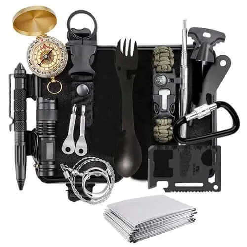 Camping Gear First Aid Kit Professional Survival Kit Gear Hunting
