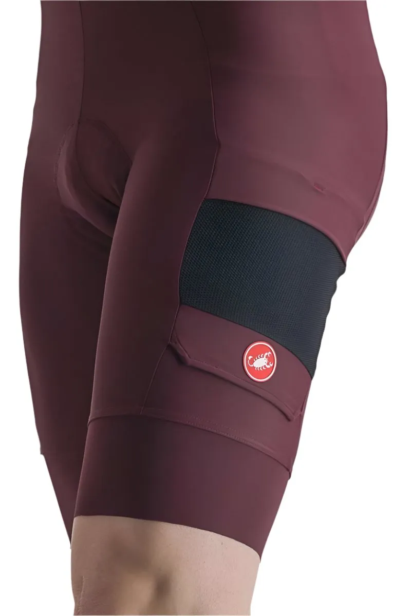 CASTELLI UNLIMITED CARGO BIBSHORT DEEP BORDEAUX