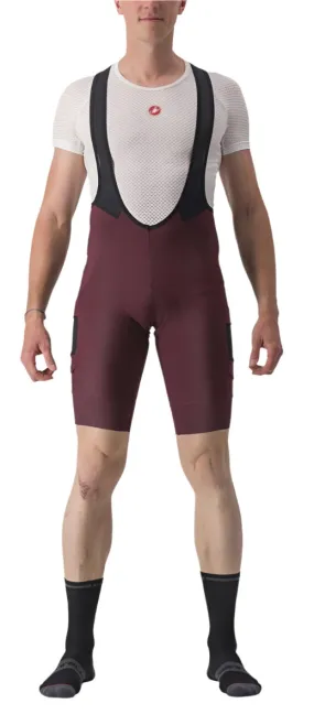 CASTELLI UNLIMITED CARGO BIBSHORT DEEP BORDEAUX