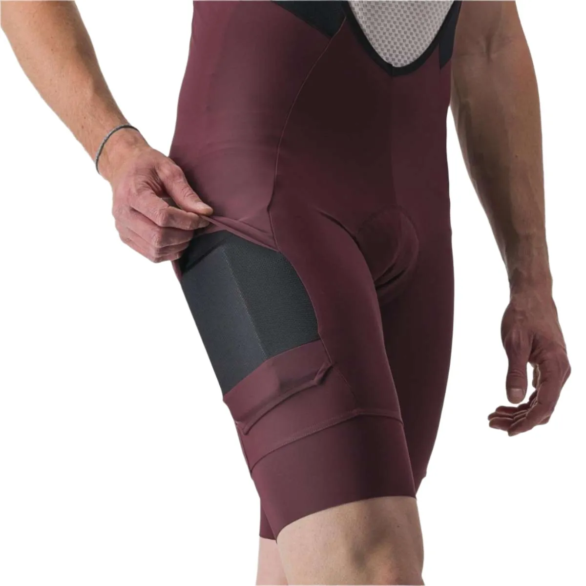 CASTELLI UNLIMITED CARGO BIBSHORT DEEP BORDEAUX