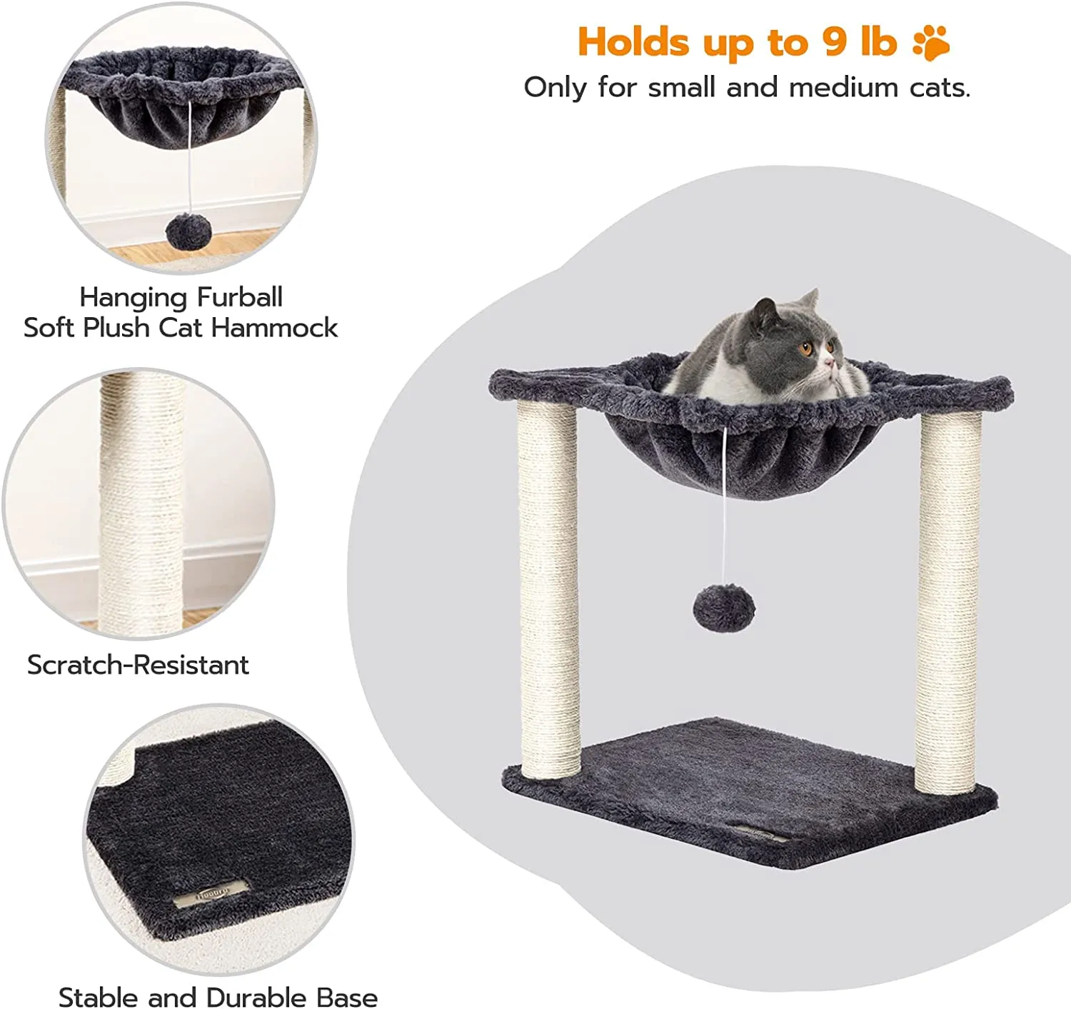 Cat Tree Tower, Small Cat Pet House Furniture