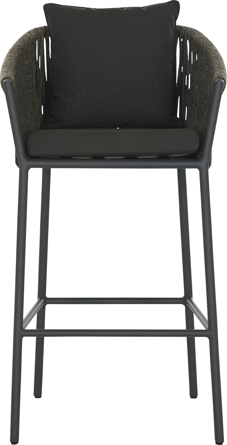 Catalina Outdoor Barstool  -  Charcoal