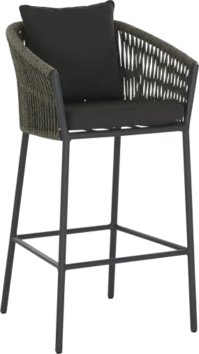 Catalina Outdoor Barstool  -  Charcoal