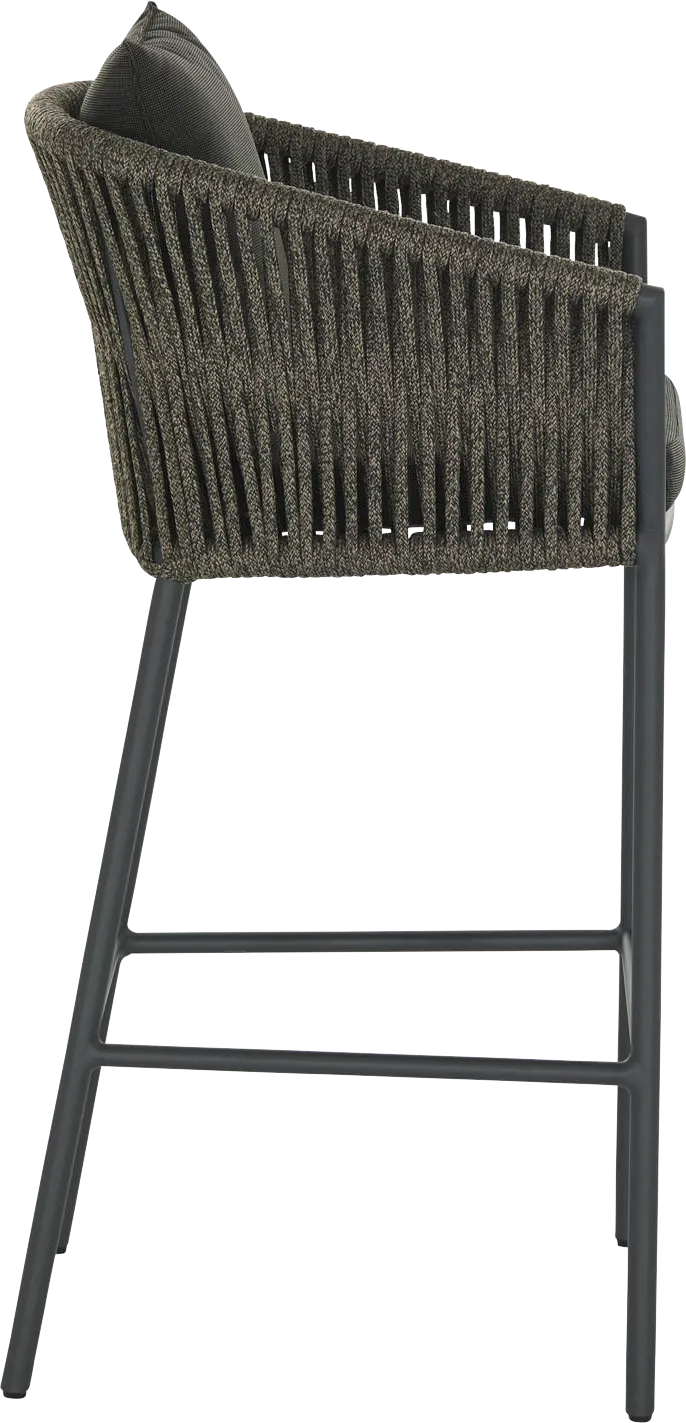Catalina Outdoor Barstool  -  Charcoal