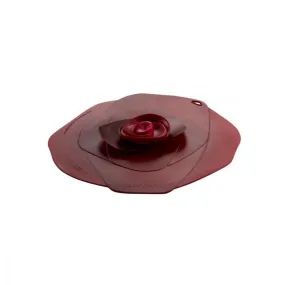 Charles Viancin 9" Silicone Dark Red Rose Lid