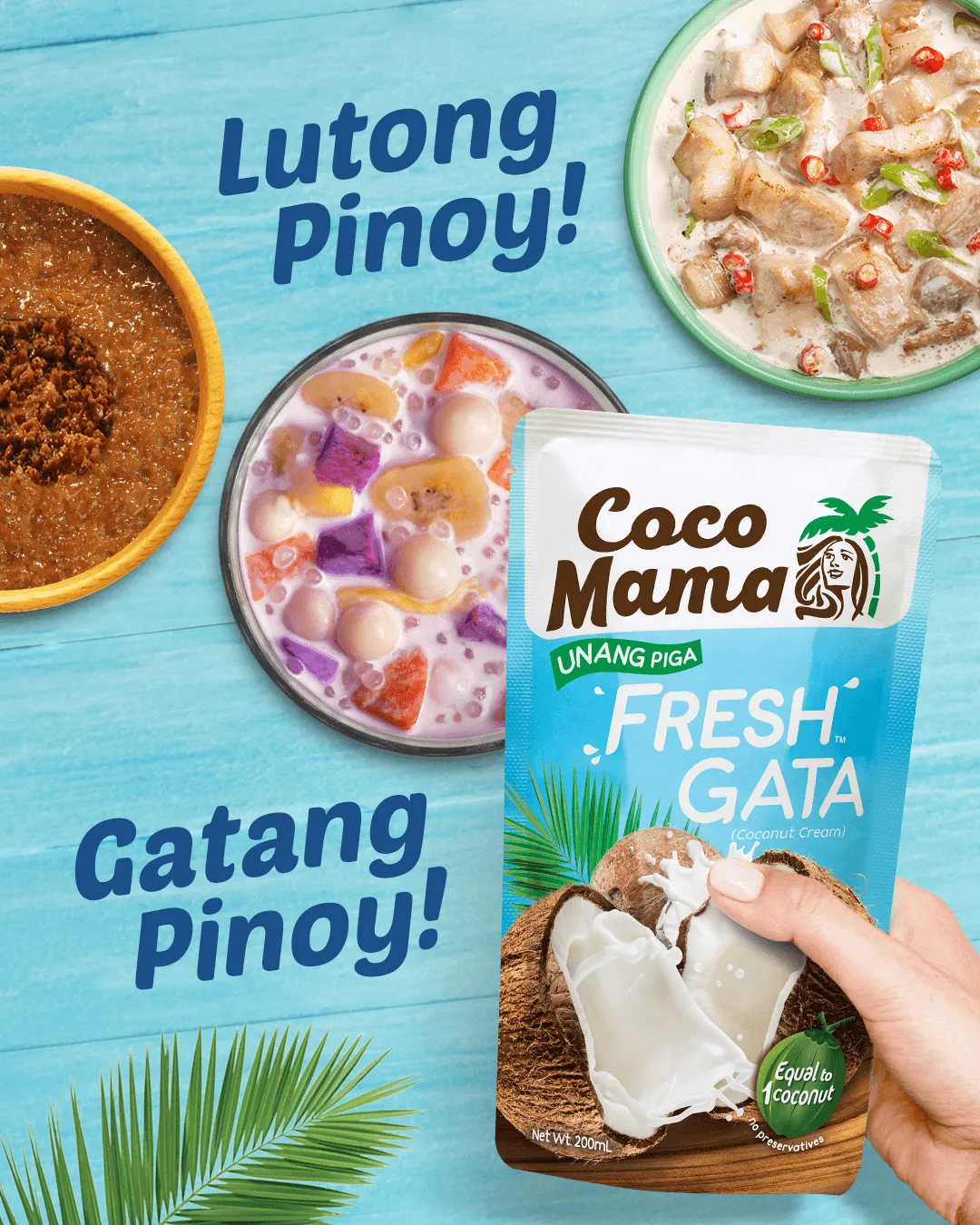Coco Mama Fresh Gata Coconut Cream - 200ml