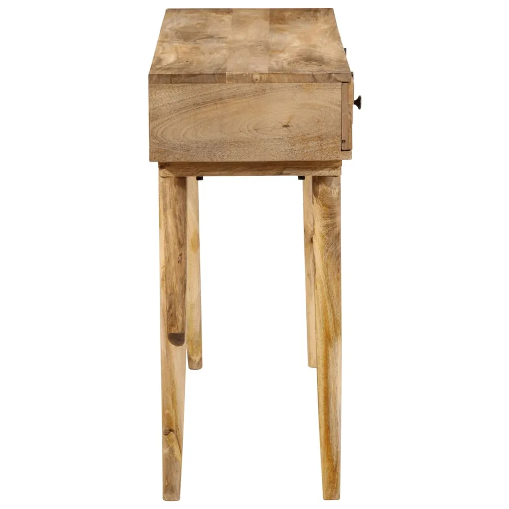 Console Table with Drawers 43.3"x13.8"x29.5" Solid Wood Mango