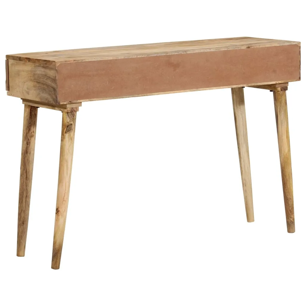 Console Table with Drawers 43.3"x13.8"x29.5" Solid Wood Mango