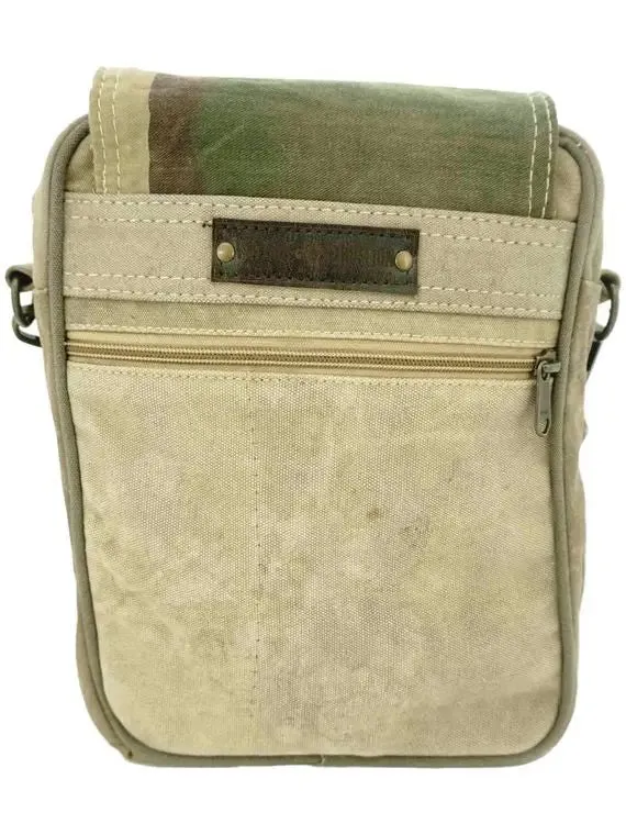Crossbody Bag | Recycled Military Tent Camouflage
