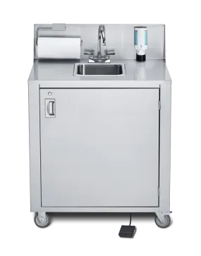 Crown Verity CV-PHS-1 Portable Touchless Sink w/ Hot Water | Denson CFE