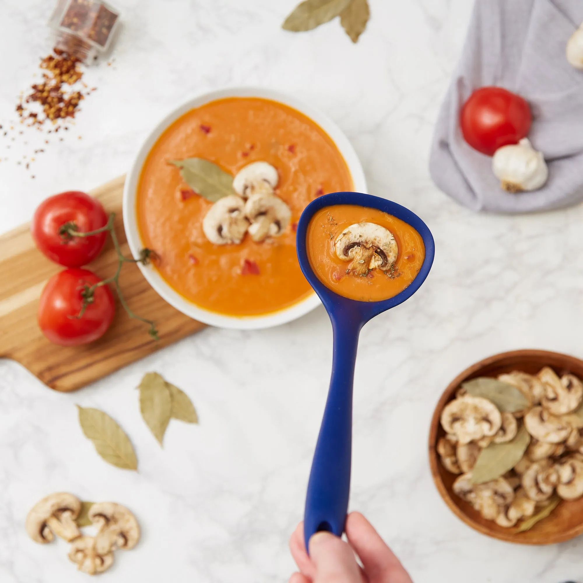 Ela's Silicone Ladle - Blue