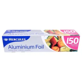 Extra Tough Hercules Foil Aluminium - 30cm x 150cm