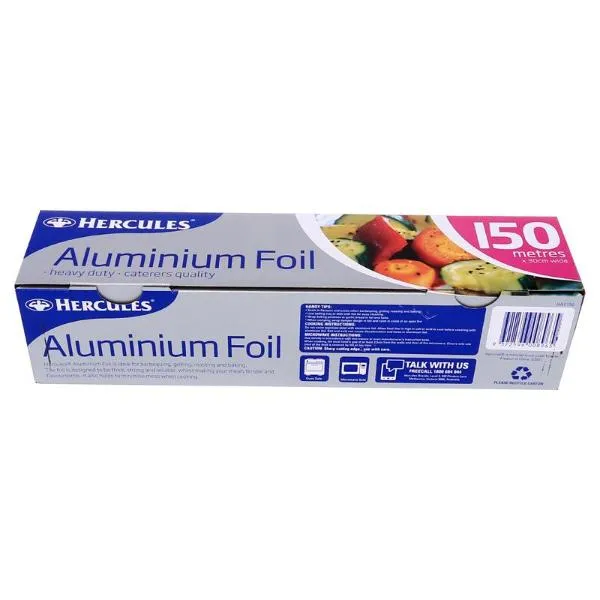 Extra Tough Hercules Foil Aluminium - 30cm x 150cm