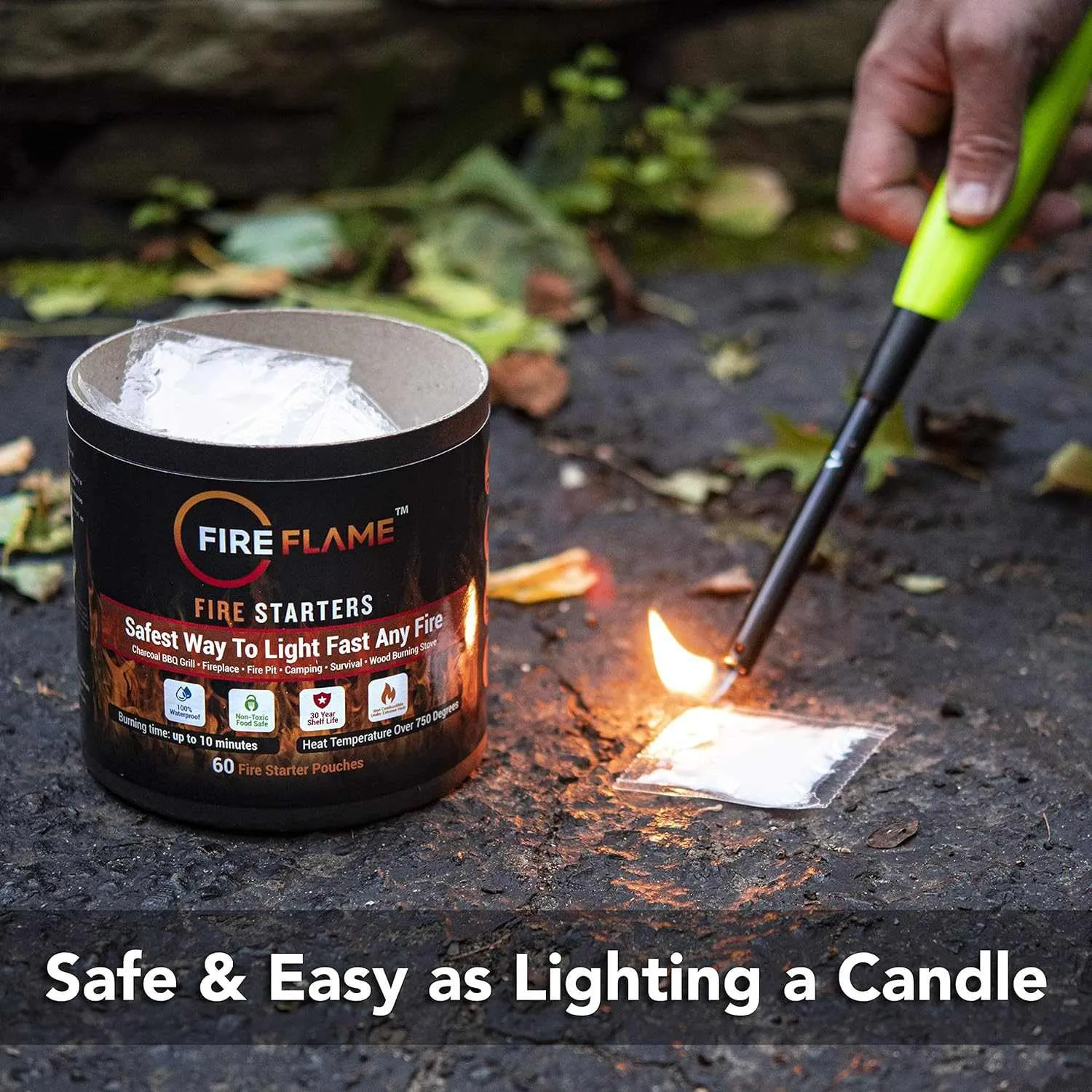 FireFlame Fire Starter: Waterproof | Reltek Ready Gear