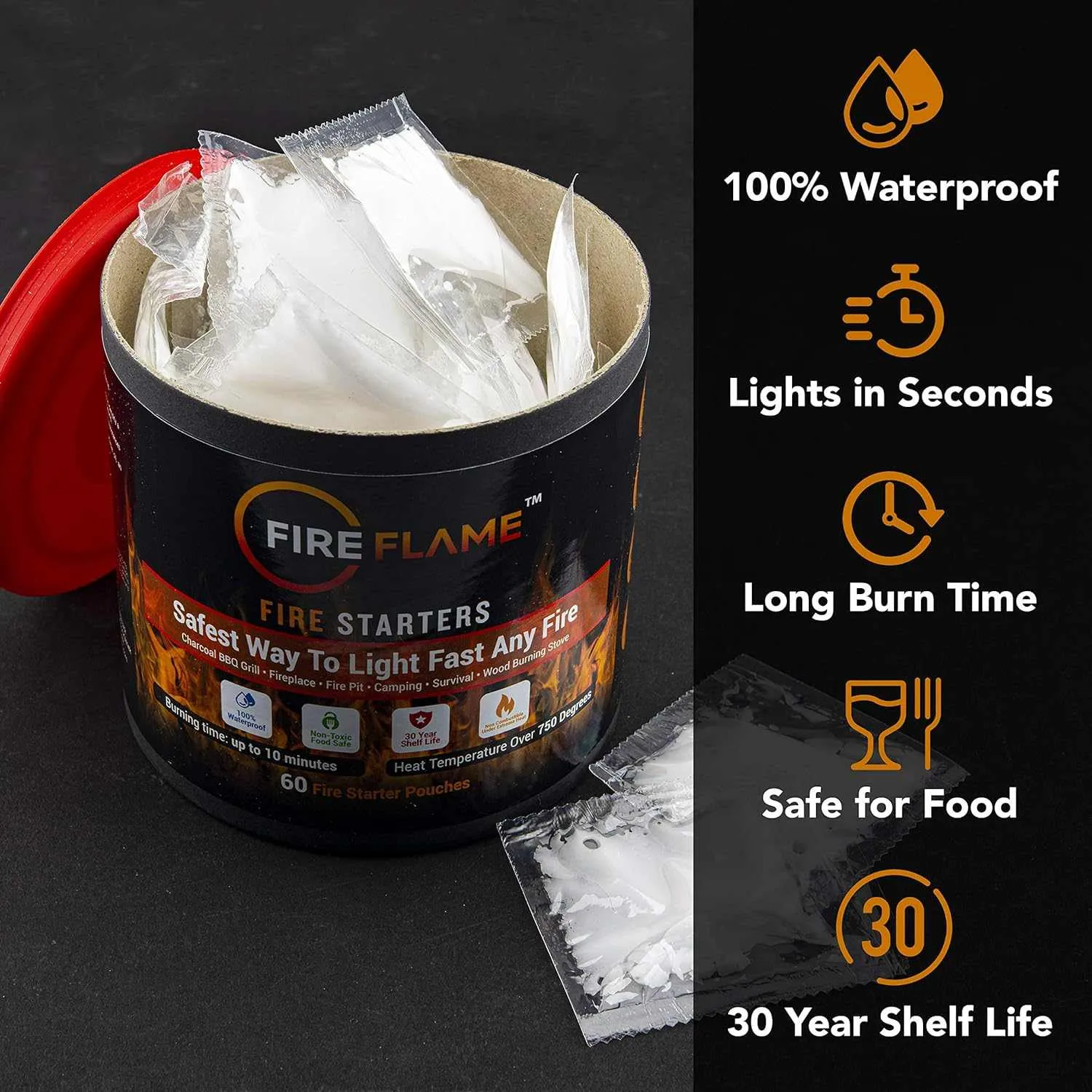 FireFlame Fire Starter: Waterproof | Reltek Ready Gear