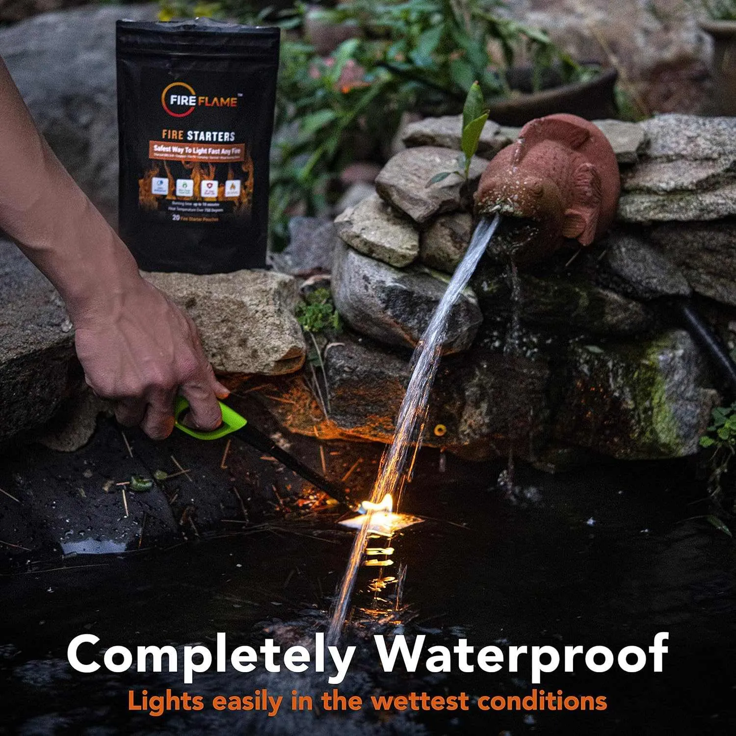FireFlame Fire Starter: Waterproof | Reltek Ready Gear