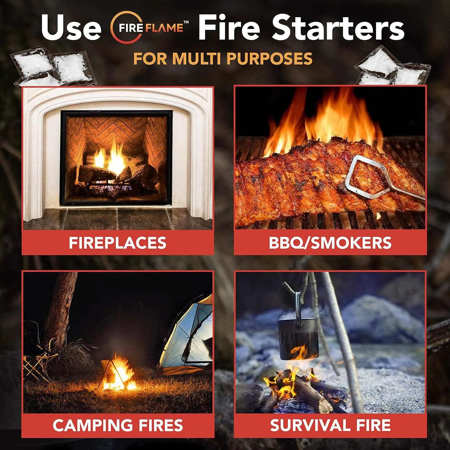 FireFlame Fire Starter: Waterproof | Reltek Ready Gear