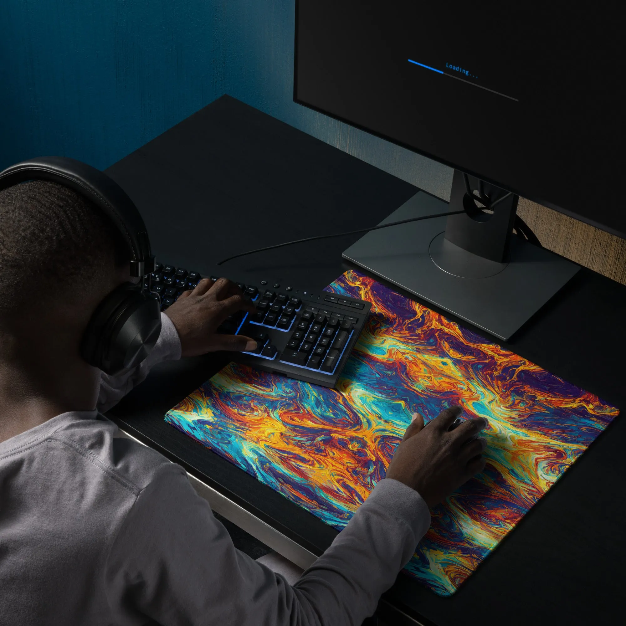 Flaming Confusing : Gaming mouse pad