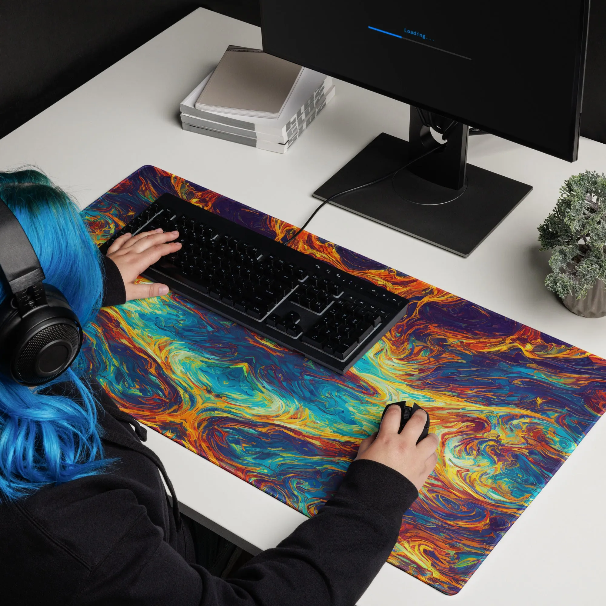 Flaming Confusing : Gaming mouse pad