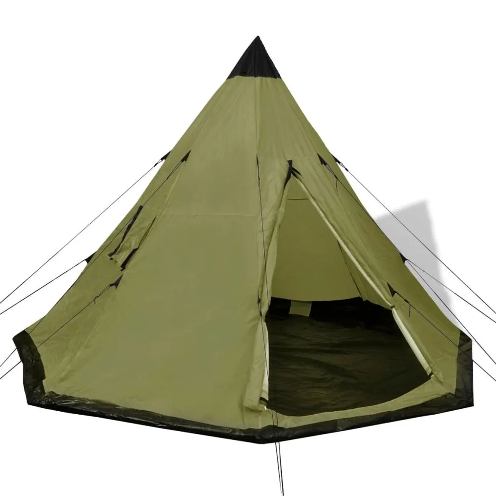 Four People Tent Camping Outdoors Vacation with Bag